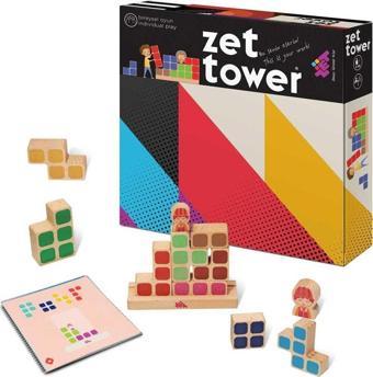 ZET TOWER (Küçük Mühendisler) Zeka ve Akıl Oyunu 3+ Yaş 1+ Oyuncu