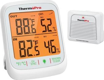 ThermoPro TP260B Mini Iç Mekan Dijital Sıcaklık ve Nem Ölçer Termometre