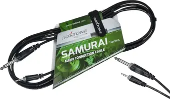 Roxtone Rx-k-13503 3.5mm St 6.3 Mm Çivi Jak 3  Metre Ses Kablosu