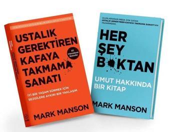 Ustalık Gerektiren Kafaya Takmama Sanatı ve Her Şey Bktan Kitap Seti - 2 Kitap Takım - Mark Manson - Butik