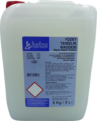 Birka Beyaz Sabun Kokulu Yüzey Temizleyici 5 Litre x 4 Adet