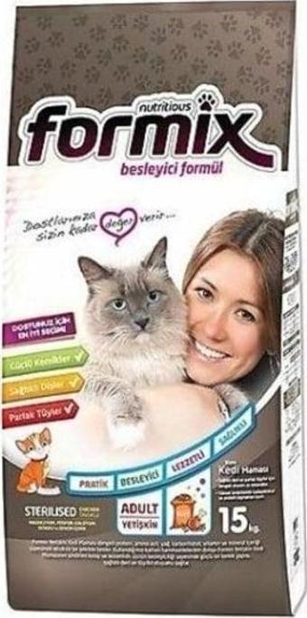 Formix Sterilised Tavuklu Kısırlaştırılmış Yetişkin Kedi Maması 15 kg