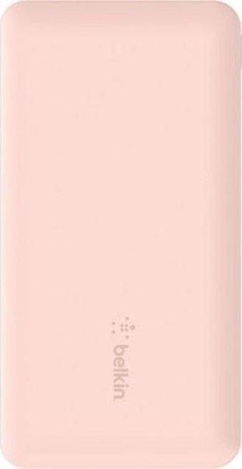 Belkin Bpb011Btrg 10.000 Mah Powerbank / Usb-C Ve Usb-A Port, Usb-A Usb-C Kablo - Pembe