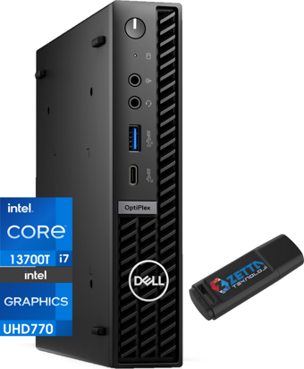 Dell Optiplex 7010MFF Intel Core I7 13700T 32GB 1tb SSD WINDOWS11PRO Mini PcNN008O7010MFFP19