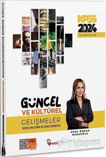 2024 KPSS Güncel ve Kültürel Gelişmeler Konu Anlatımı ve Soru Bankası Çözümlü - Esra Özkan Karaoğlu - Hoca Kafası Yayınları