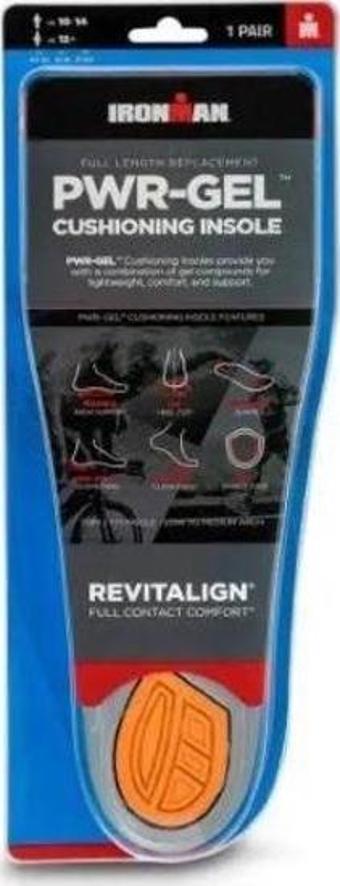 Ironman Pwr-Gel Comfort Insole Jel Tabanlık