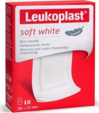 Leukoplast Soft White 38x72 mm 10 Adet Yara Bandı