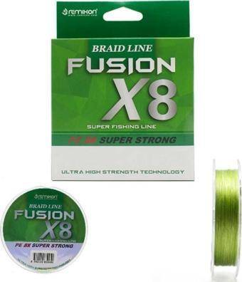 Remixon Fusion 8x 8 Kat 150m Örgü İp Misina Yeşil