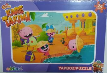 Adeland Trt Çocuk Kare Takımı 24 Parça Yapboz (Puzzle)