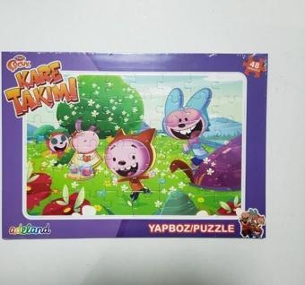 Adeland Trt Çocuk Kare Takımı 48 Parça Yapboz (Puzzle)