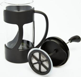 Kılıflı, Cam, 400 Ml French Press, Siyah