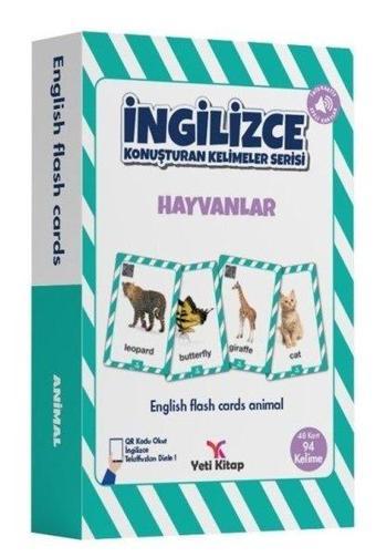 Hayvanlar - İngilizce Konuşturan Kelime Kartları - Yeti Kitap