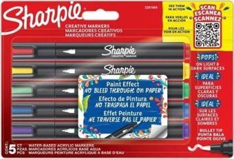 SHARPIE Akrilik Markör Yuvarlak uç 5li Bls