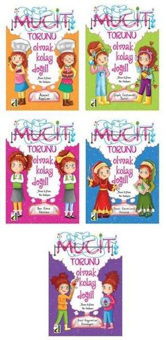 Mucit Torunu Olmak Kolay Değil Seti - 5 Kitap Takım - Nur Dombaycı - Damla Yayınevi