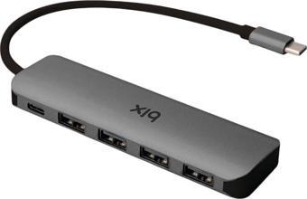 BIX BX07HB TYPE-C=> USB3.0*4+PD USB ÇOĞALTICI