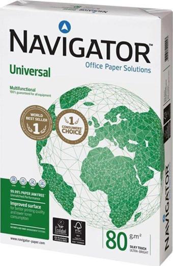 Navigator Fotokopi Kağıdı 500 Lü (1 Paket) A4 80 gr Beyaz