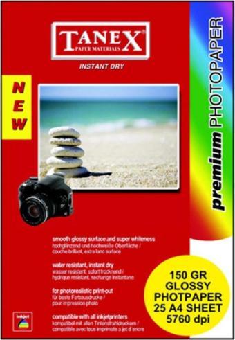 Tanex Fotoğraf Kağıdı A4 150 gr 25 Li