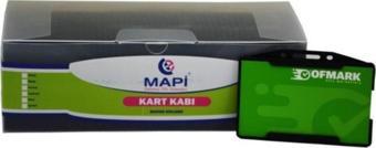 Mapi Plastik Yatay Kart Koruyucusu 54mm X 86mm Siyah (50 Li Paket)