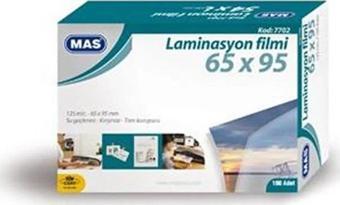 Mas Laminasyon Filmi 125 Micron 65 x 95 MM Laminasyon Filmi