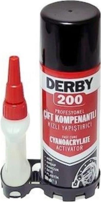 Derby Sprey Hızlı Yapıştırıcı MDF Aktivatör 200 ML + 50 ML (50 Adet)