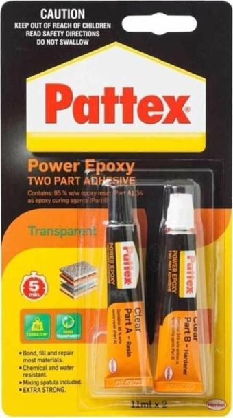 Pattex Sıvı Metal Epoksi - Metal Yapıştırıcı Çatlak Onarıcı 2x11 Gr