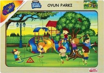 Playwood Ahşap Eğitici Puzzle Oyun Parkı Ony-177