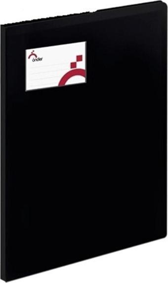 Önder Katalog (Sunum) Dosyası PP A3 40 Lı Siyah