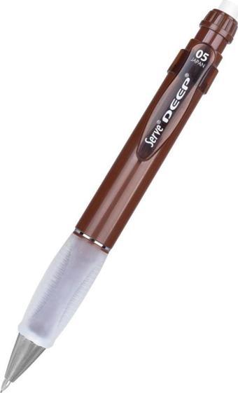 Serve Deep Mekanik Uçlu Kalem Toprak Tonları 0.5 mm Toprak Kahverengi
