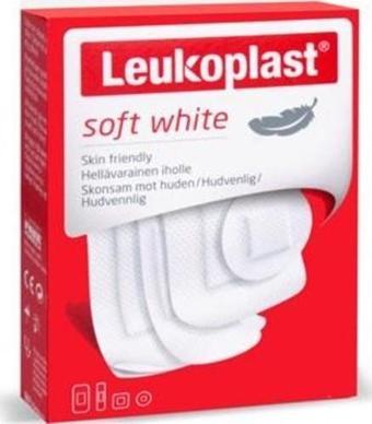 Leukoplast Soft White 19x72mm (12 ad.), 6x22mm (6 ad.), 38x72mm(8 ad.), 38x38 mm(4 ad.) Yara Bandı