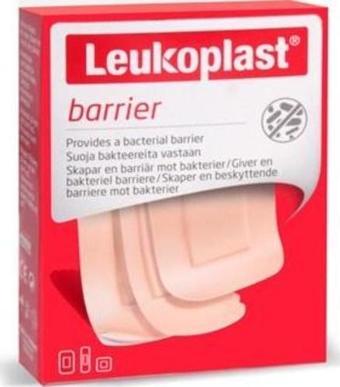 Leukplast Barrier 22x72 mm (8 ad.), 38x63 mm (8 ad.) 38x38 mm (4 ad.) Yar Bandı