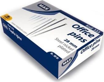 Mas Toplu İğne Nikel 28 MM 50 Gram Toplu İğne