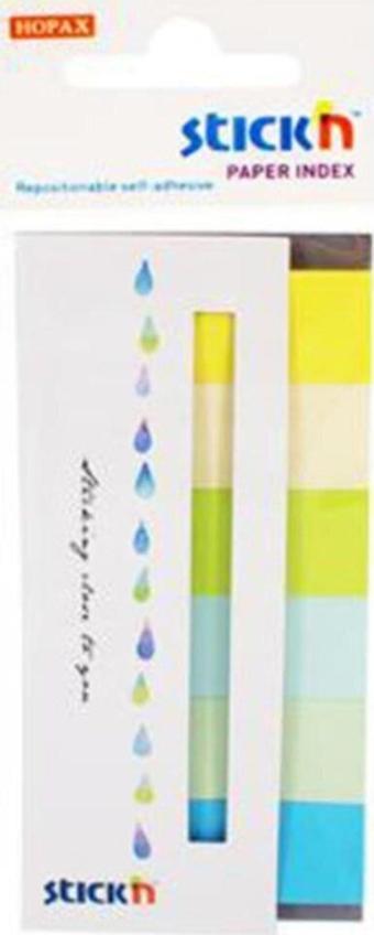 Hopax Stıckn İndeks 180 Yaprak 50x20 Mm Yaz Rengi 6 Renk 