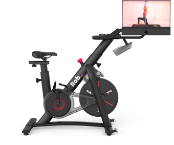 Robx S20 Smart Spin Bike Fhd 22 Inç Ekran Hoparlör Ses Sistemi Wifi Bluetooth Kondisyon Bisikleti