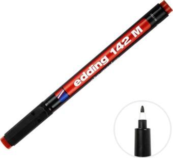 Edding 142M Permanent Kalem Cam Cd Asetat Kırmızı 10 Lu Paket
