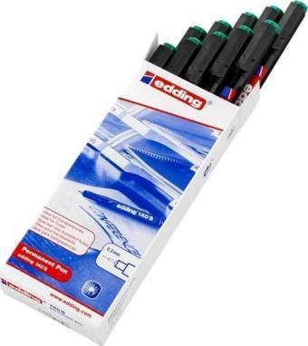 Edding Asetat Kalemi Permanent S Seri 0.3 MM Yeşil Cd Kalemi (10 Lu Paket)
