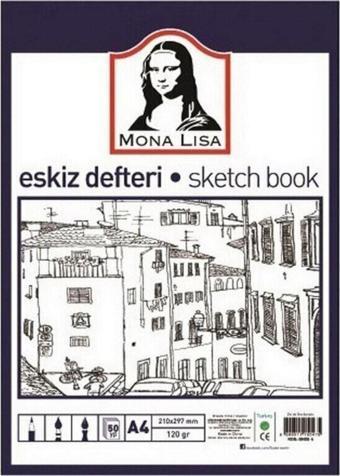 Monalisa Eskiz Defteri A4 120 Gram 50 Yaprak