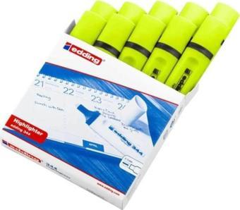 Edding Fosforlu Kalem Sarı 10'lu (1 Paket 10 Adet)