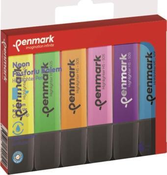 Penmark Highlighter Neon Fosforlu Kalem 6 Renk