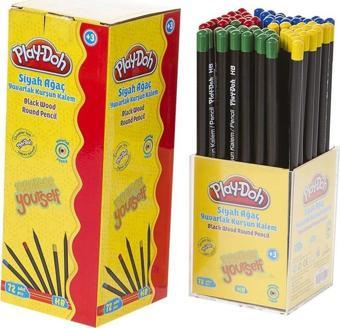 Play-Doh Kurşun Kalem Siyah Yuvarlak (72 Li Paket)