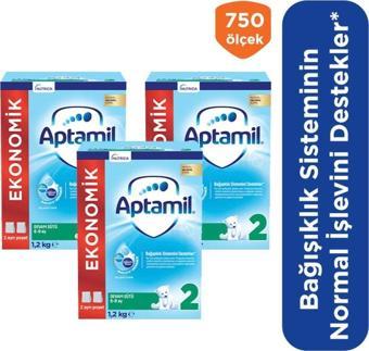 Aptamil 2 Devam Sütü Yeni Formül 1200 Gr X 3 Adet