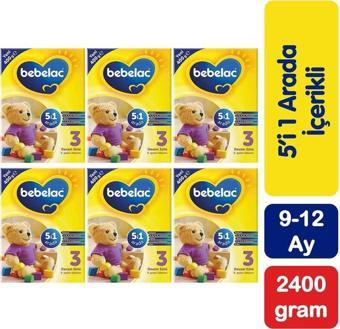 Bebelac 3 Devam Sütü 2400 g 9-12 Ay