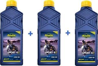 Putoline Sport 4R 10w-40 Yarı Sentetik 4 Zamanlı Motosiklet Yağı 1 L-3 Adet