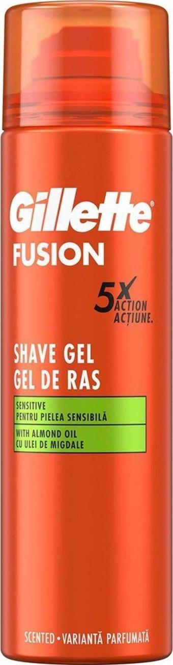 Gillette Fusion Hassas Tıraş Jeli 75 Ml Seyahat Boyu