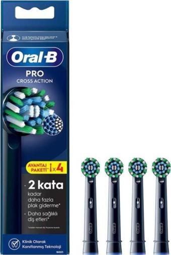 Oral-B Şarjlı Diş Fırçası Yedek Başlığı Cross Action x-Filament 4 Adet Ürün