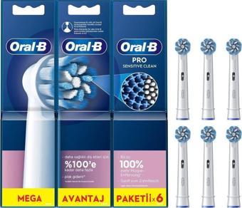 Oral-B Sensitive Şarjlı Diş Fırçası Yedek Başlığı 6’Lı