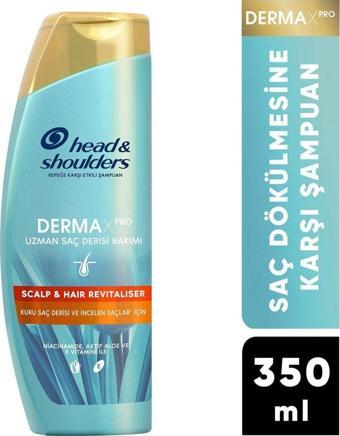 Head & Shoulders Dermaxpro Scalp Revitalizer Saç Dökülme Karşıtı Şampuan 350 Ml 