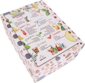 Perlotus Kokteyl Shaker Jigger Mojito Tokmak Bar Kaşığı Kokteyl Tarifleri Blue Curacao Kokteyl Seti