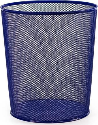 Mas Çöp Kovası Metal Tam Perforeli 10 Litre Lacivert Çöp Kovası
