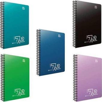 Gıpta Bx Notes Spiralli Plastik Kapak Defter A4 240 Yaprak 7+2 Seperatörlü 6 Lı Paket