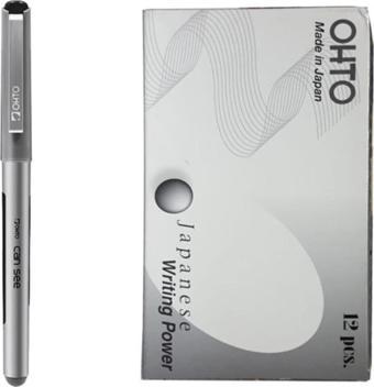 Ohto Roller Kalem Can See Jel Bilye Uçlu 0.7 MM Siyah Jel Pilot Kalem (12 Li Paket)